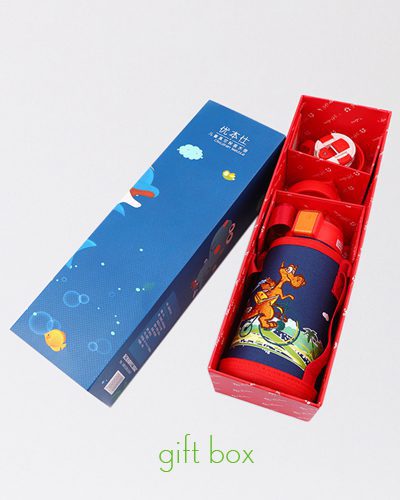 water bottle with gift box