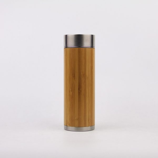 stainless steel bamboo bottle