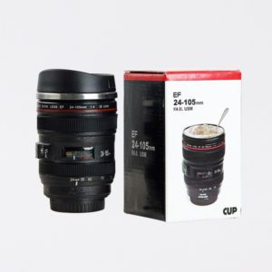 camera lens coffee mug