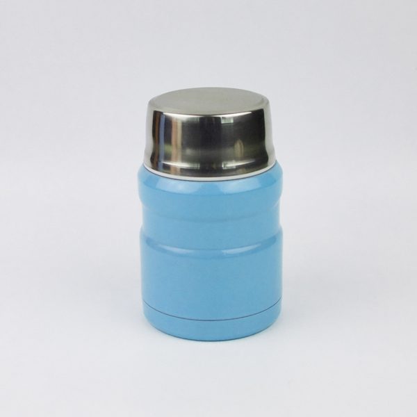 Food flask with steel lid