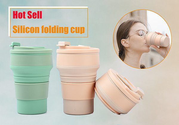 silicone fold cup