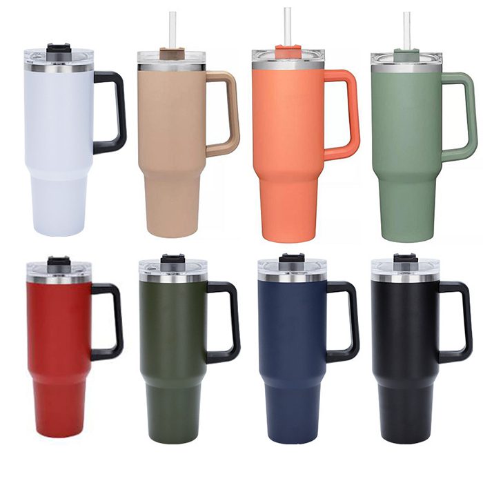 travel tumbler with handle