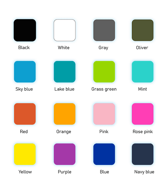 tumbler colors options