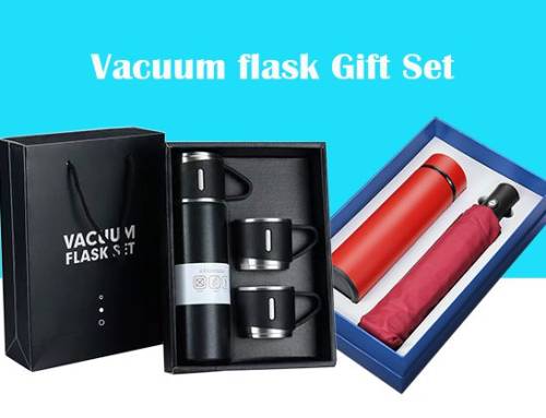 Corporate promotional event recommendation: Custom logo Vacuum flask gift set